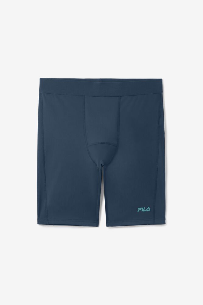 Fila Shorts Mens Navy Marathon Compression - Ireland 47652-GEFW